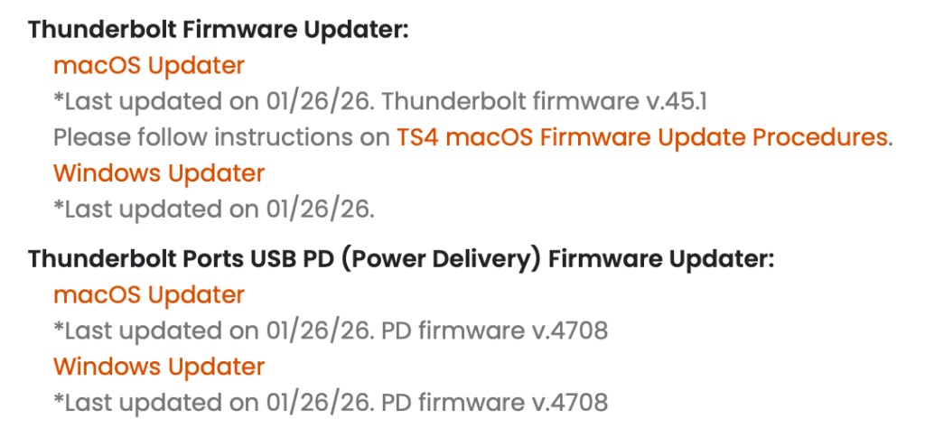 CalDigit_firmware_update